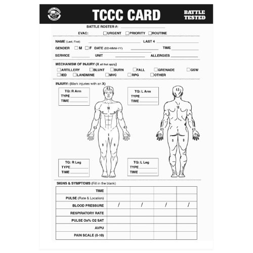 10x TCCC Card