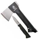 Nože, sekery a lopaty